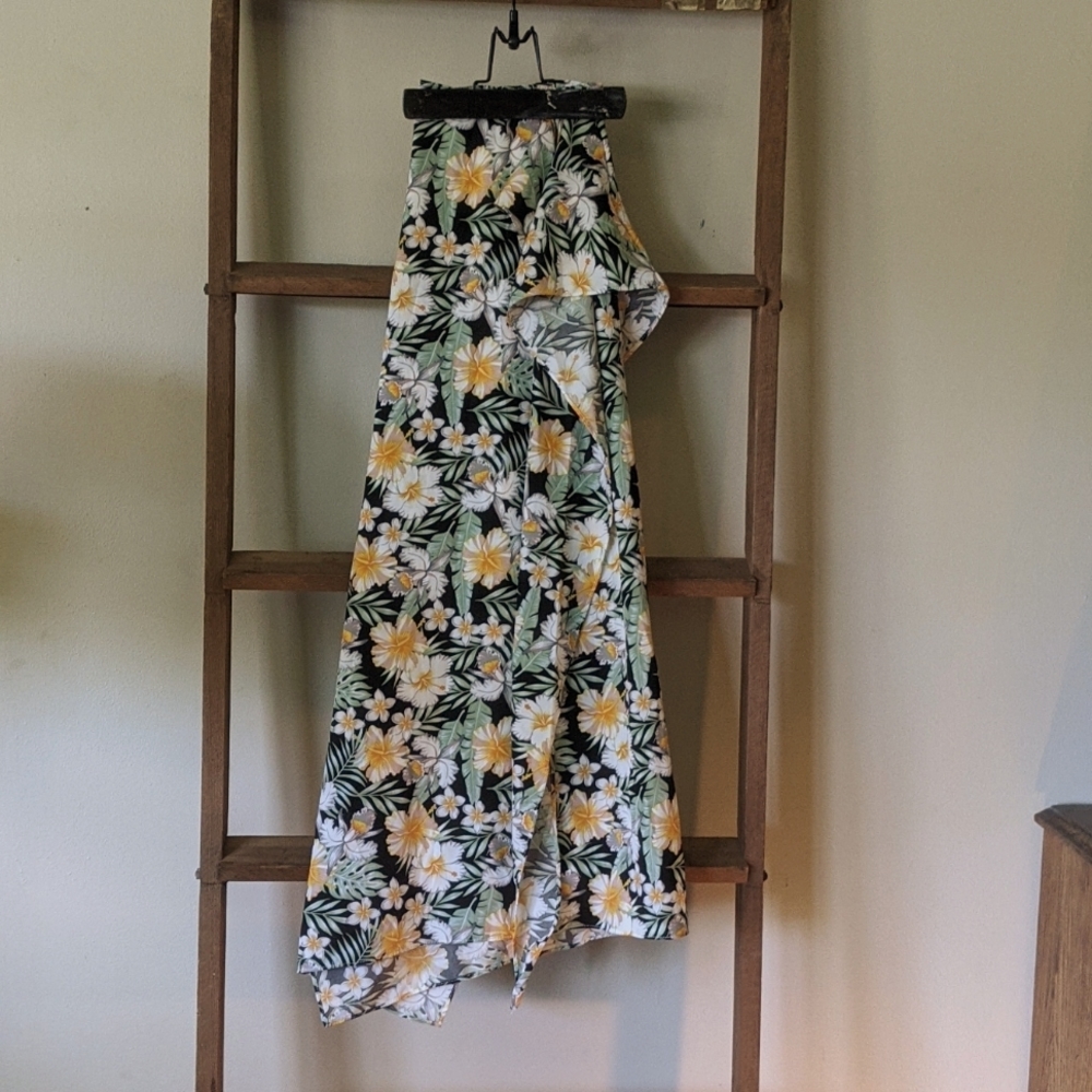 Wrap around cover up skirt
